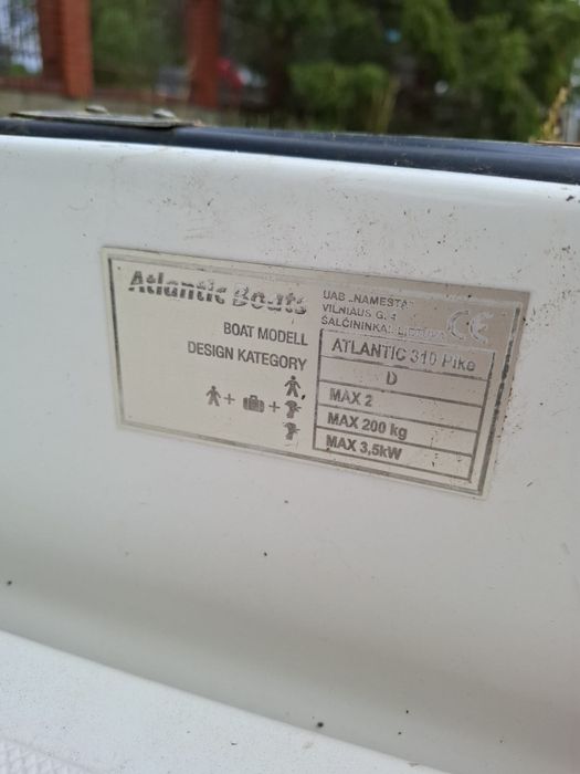 Łódka  wędkarska Atlantic 310  uzywana