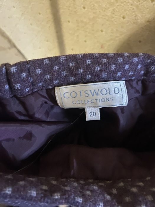 Теплая юбка Laura Ashley, Per una, шерсть, клетка.