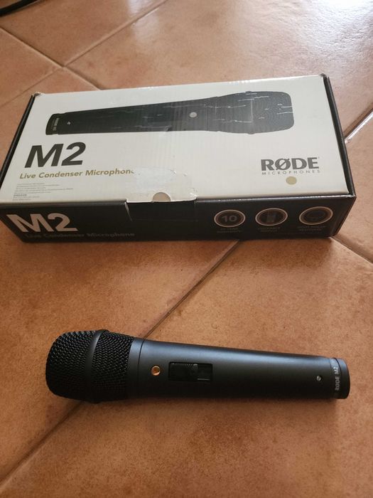 Microfone M2 Rode (como novo)