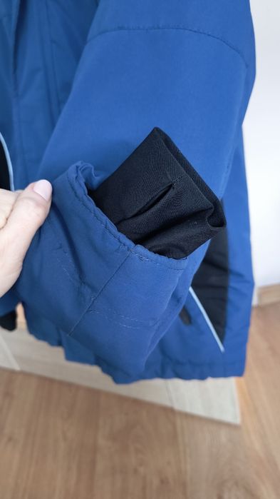 Kurtka chłopięca zimowa niebieska 134/140