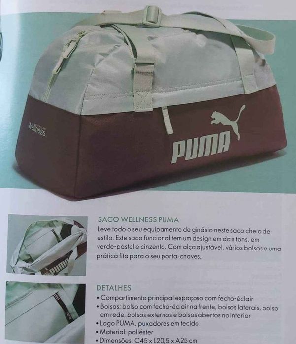 Saco de Desporto PUMA Novo