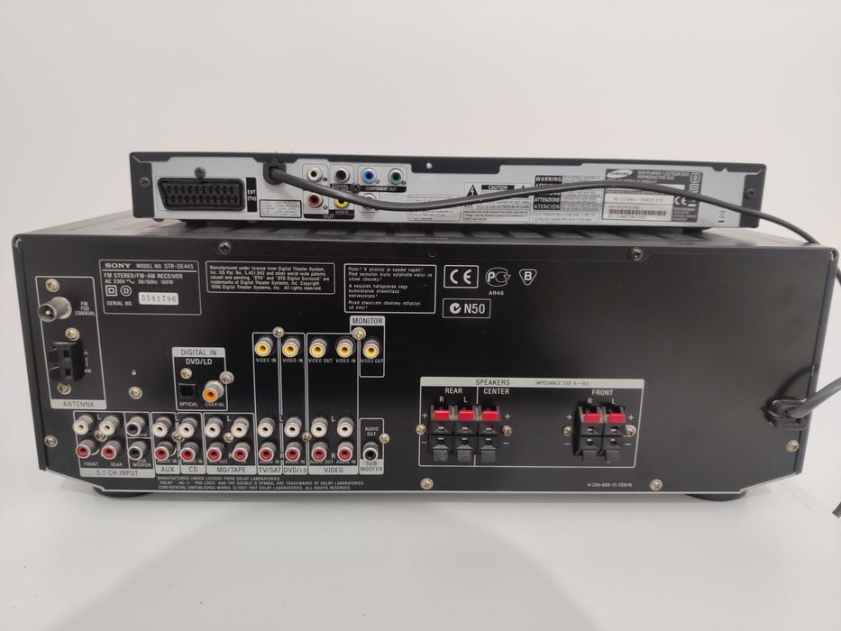 Colunas 5.1 Yamaha + Amplificador Sony - 100€