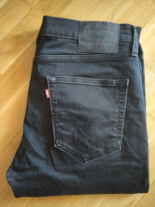 Spodnie jeans męskie, czarne, Firma LEVIS, Oryginalne, Polecam