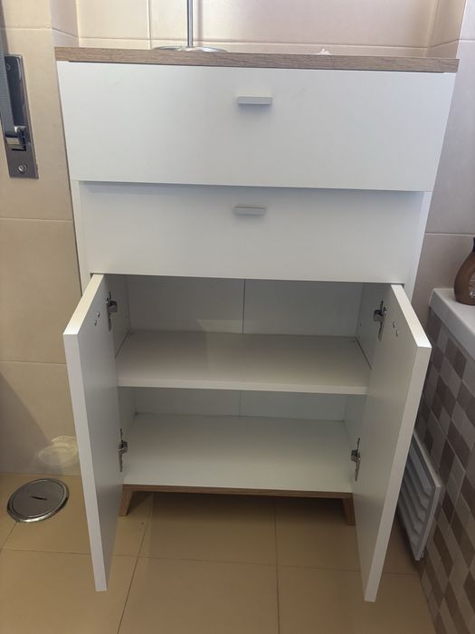 Movel de apoio branco