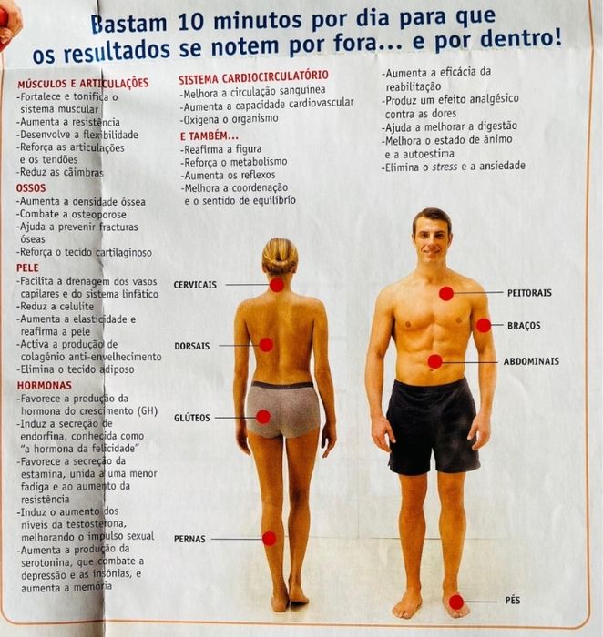Plataforma plataforma vibratória Vibro Form Total como nova