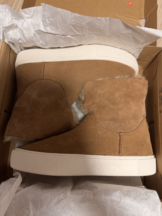Ugg оригінал америка ботинки зимові UGG LYNUS WOMEN SNEAKER BOOTS LEATHER CHESTNUT