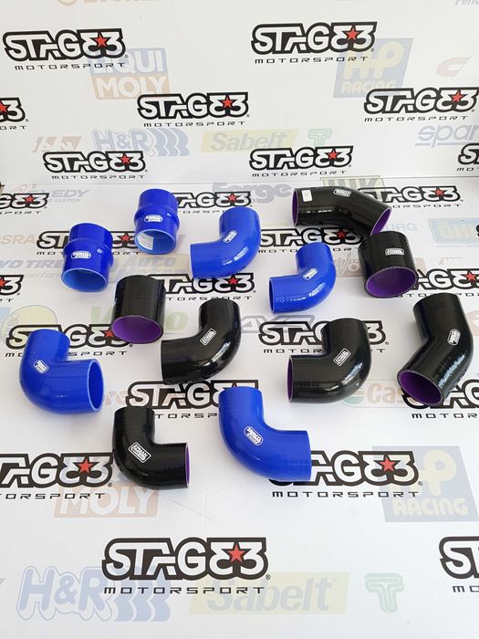 Curvas 90 45 Reduções Uniões silicone  57 63 76mm tubagens admissão ic