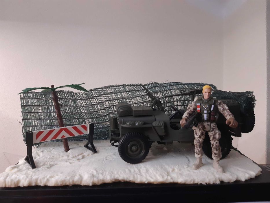 Miniatura 1/18 Jeep SAS 1942 - Militar