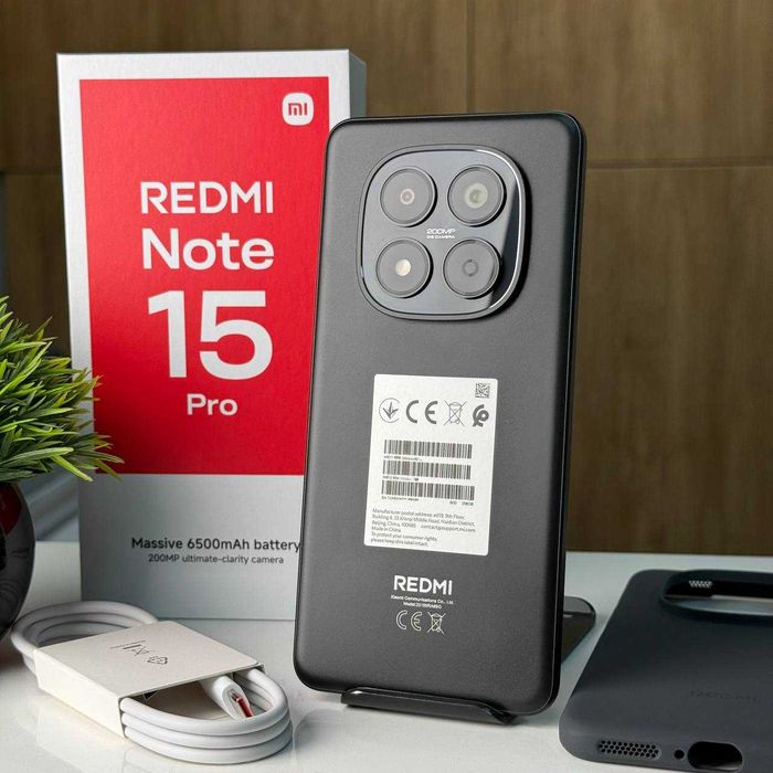 Новий смартфон Xiaomi Redmi Note 15 Pro 4G 8/256GB, гарантія 12 міс