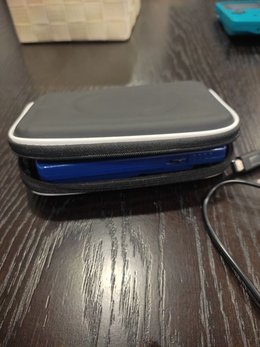 Conjunto Gameboy Color Roxa com cabo link carregador USB e bolsa de proteção