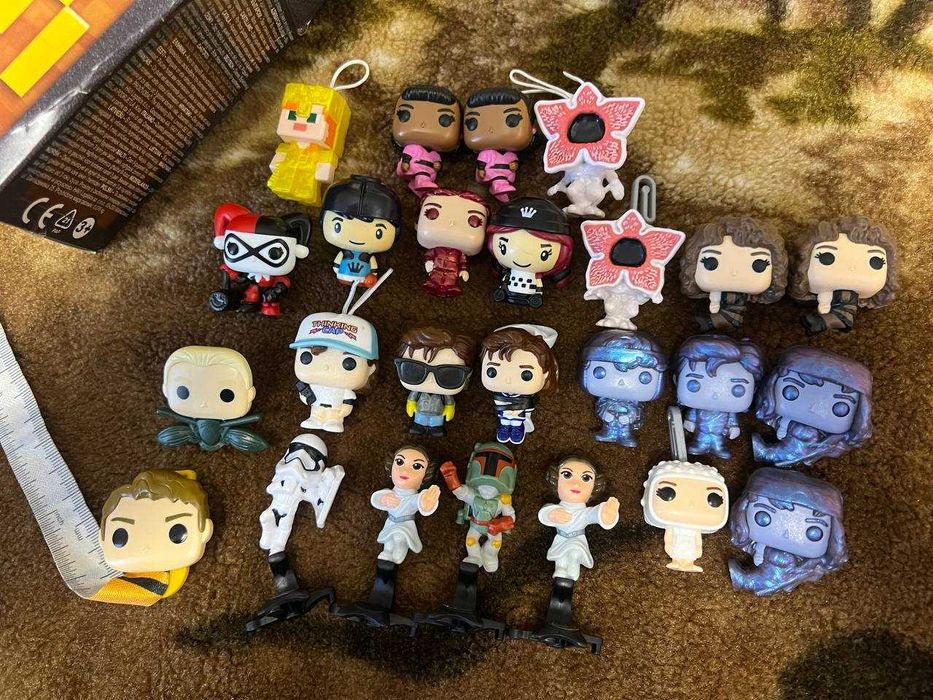 Фігурки: Дивні Дива, Зоряні Війни, Майнкрафт (Funko, Кіндер Сюрприз)