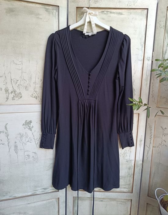 Laura Ashley biust 43x2 M dress tunika  viscose gothic romance victorian chic