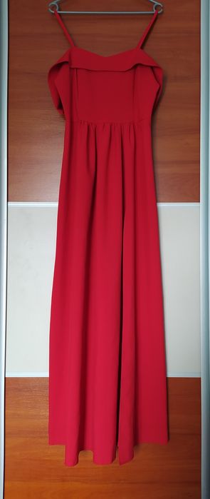 Sukienka maxi czerwona