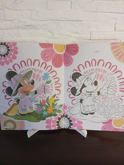 Kolorowanka dla dziewczynki myszka Minnie multicolor