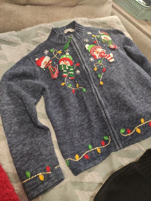 Кофта-толстовка,детская,подростковая, новогодний принт
