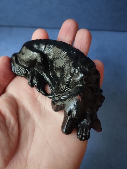 Статуэтка Собака сеттер, Касли, чугун, клеймо