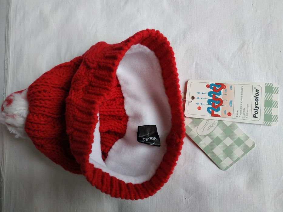 Зимняя шапка  Norveg новая 
шерстяная шапочка Reima 56