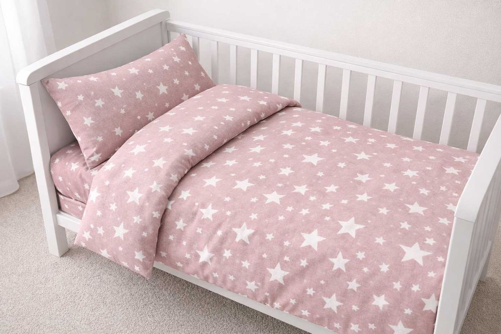 Дитяча постільна білизна з натуральної бавовни.