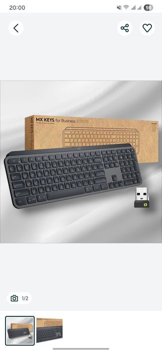 Клавіатура Logitech MX Keys full US/ANSI