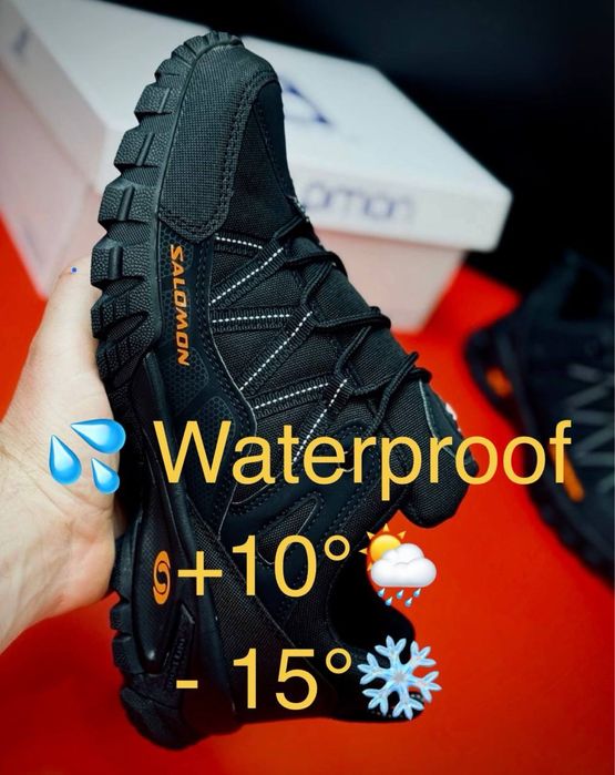 Актуально на сейчас! Водонепроницаемые кроссовки Salomon /до -15