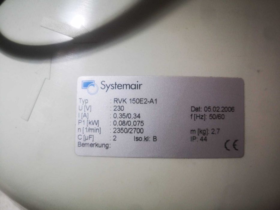 Extrator Systemair RVK 150E2-A1