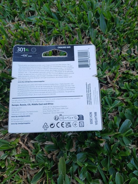 Tinteiro HP 301 XL preto