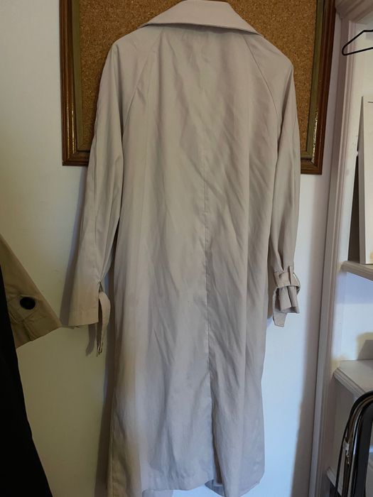 Gabardine/Trench coat XL - creme/bege