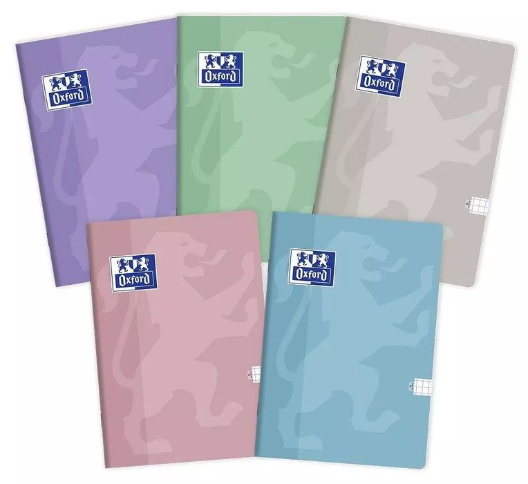 Zeszyt A5/16K linia Touch Pastel. Oxford. Nowy Produkt
