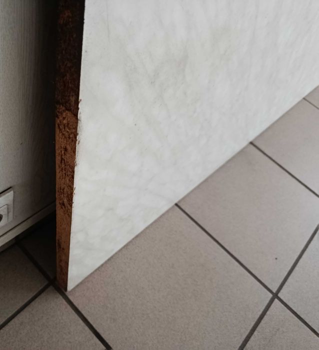 Płyta wiórowa biała gruba blat biały duży 305cm x 60cm x 3cm