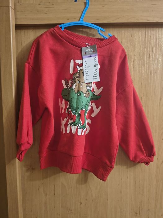 Bluza na święta nowa rozmiar 104