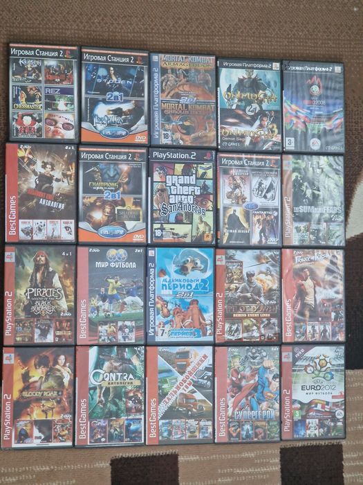 Продам диски для Sony PlayStation 2 (PS2)