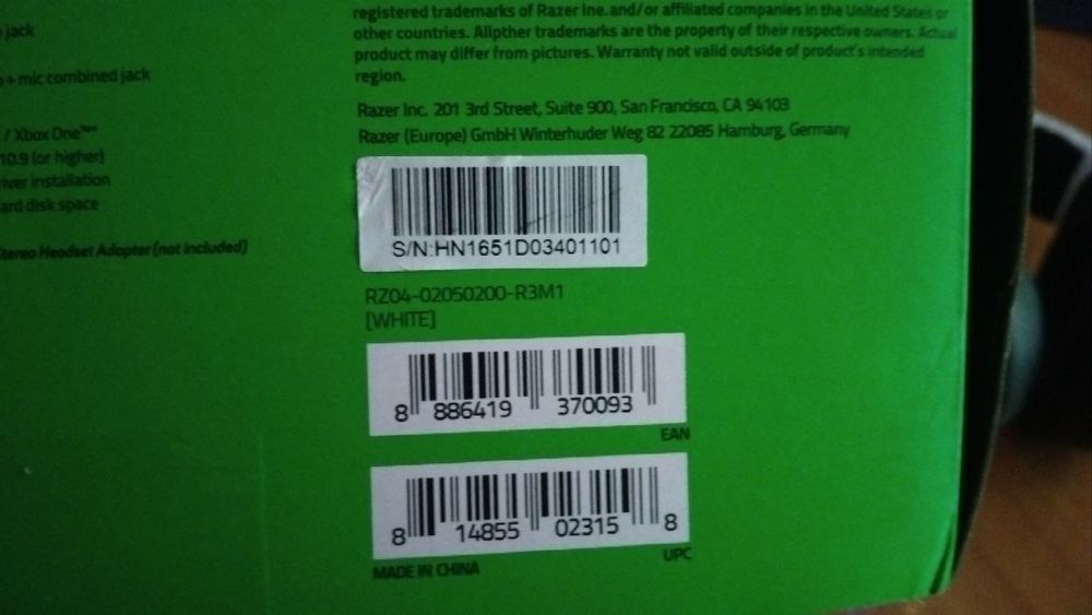 Продам Наушники Razer Kraken Pro V2 White (RZ04-02050200-R3M1)