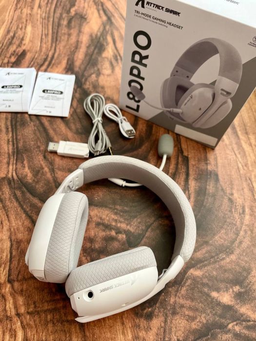 ATTACK Shark L80 PRO ігрові навушники бездротові Bluetooth/2.4G