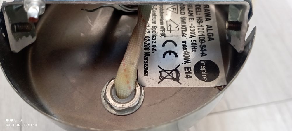 Lampa sufitowa cztero lampowa kierowana