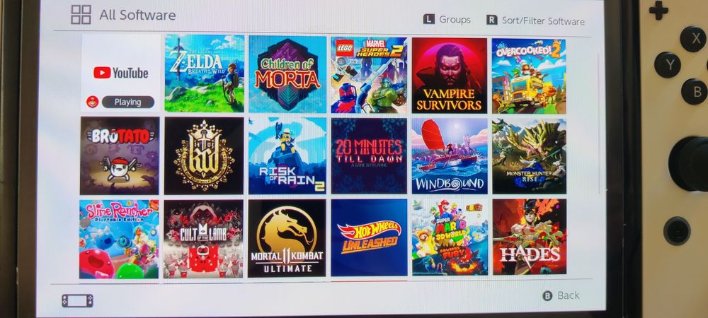 Switch Oled + gry i akcesoria