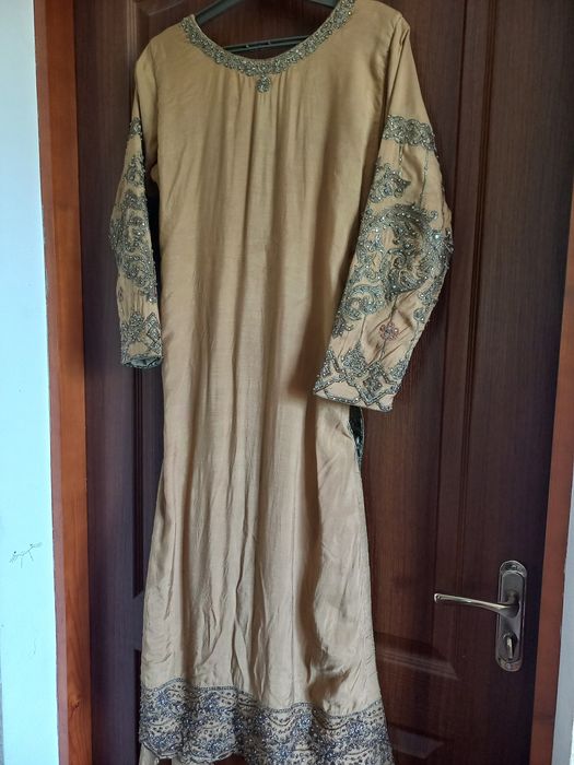 Пенджабі туніка, штани, накидка, дупата святкова р.S