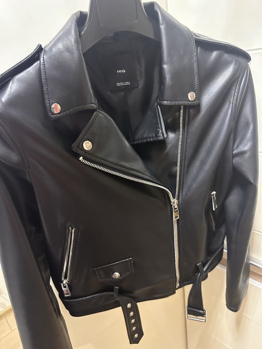 Куртка кожанка жіноча Mangо
