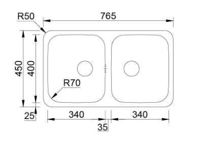 Lava-Louça RODI DUO 80 inset-in