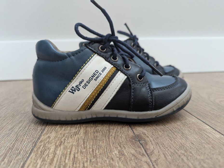 Buty skórzane dziecięce r. 27 Wojtyłko