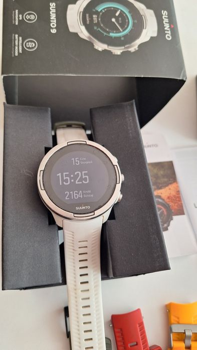 Zegarek Suunto 9 Baro White Saphire + 4 kolorowe paski  gratis
