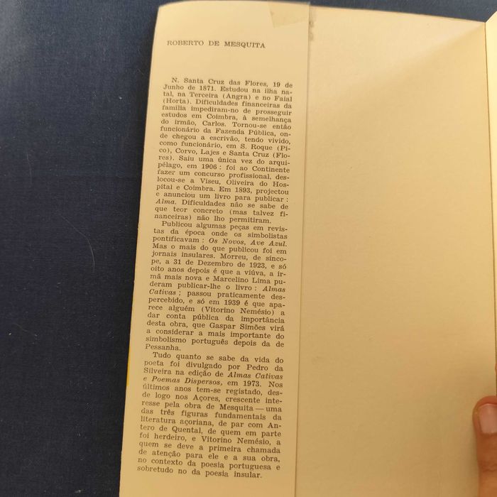 Luís de Miranda Rocha - Para uma introdução a Roberto de Mesquita