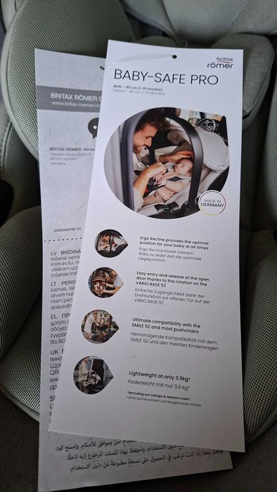 Britax Romer Safe Pro Sage Green - Nowy nieużywany!
