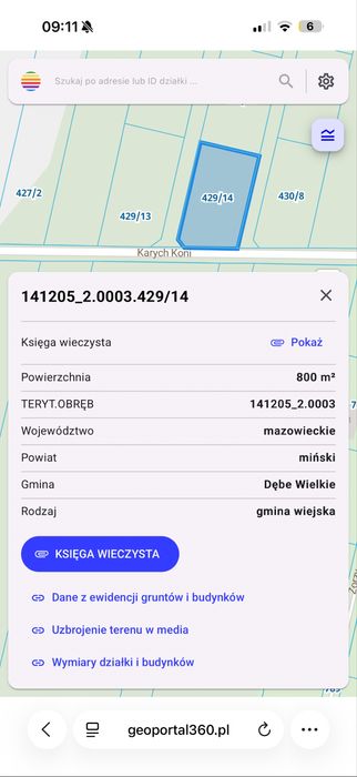 Update! Prąd doprowadzony, Działka budowlane z WZ