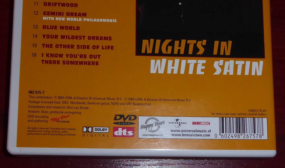 The Moody Blues Nights In White Satin Tekst