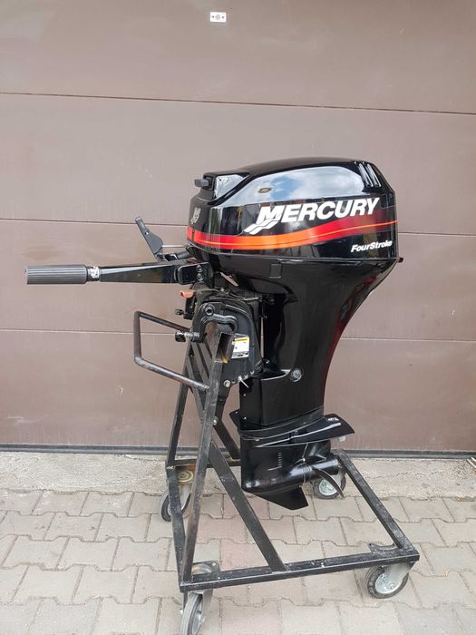 Mercury 25 KM L big foot silnik zaburtowy , uciągowy rumpel