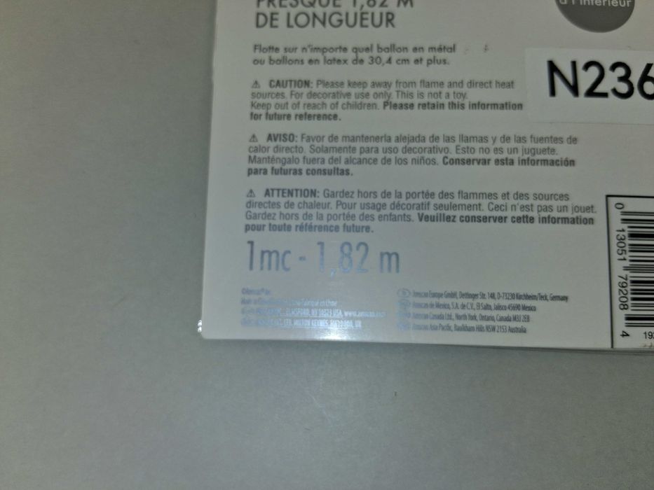 N236 Girlanda IT'S A BOY Ogon Z Folii Do Balonów Dekoracja Baby Shower