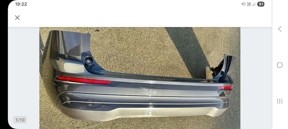 volvo xc60 II  zderzak kolor 731