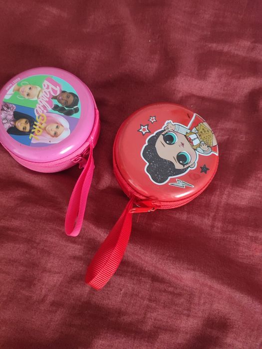 2 portfele dla dziewczynki