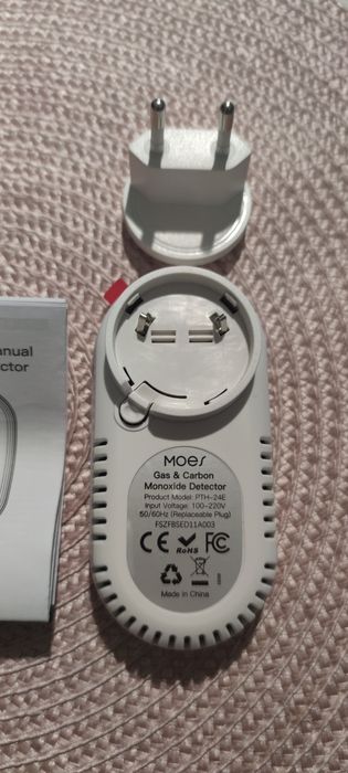 Czujnik tlenku węgla CO2, temp. i wilgotności 3w1
