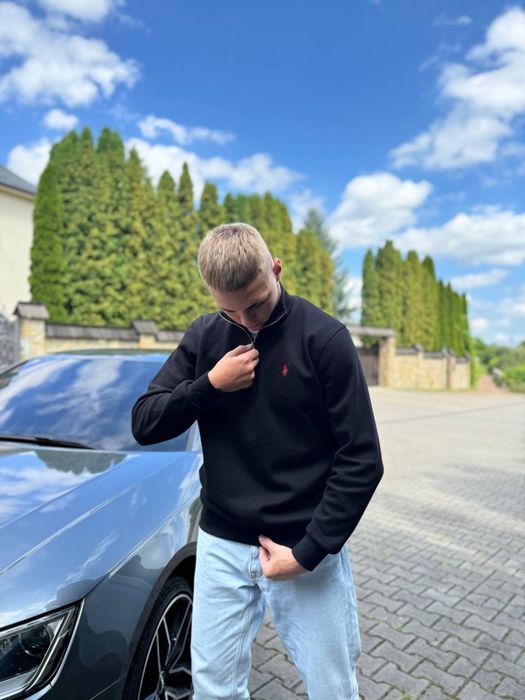 ‼️НОВИНКА‼️Мужская кофта зип свитшот 1/3 поло Polo Ralph Lauren